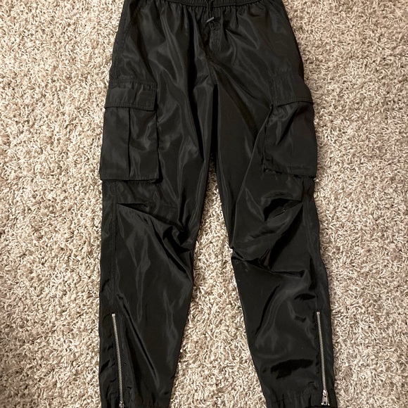Forever 21 Other - Forever 21 black shiny joggers